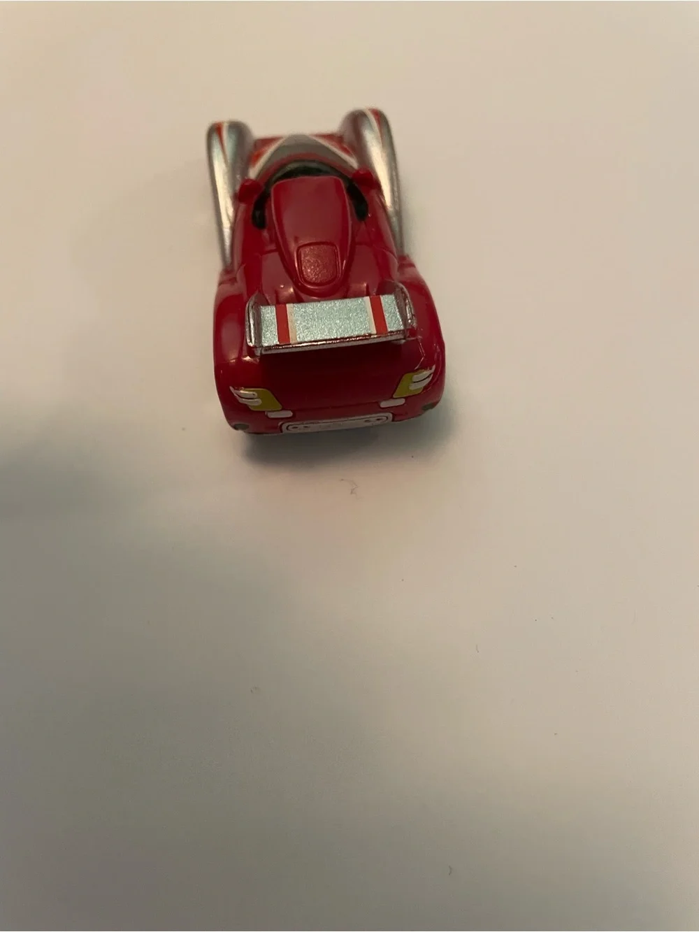 Maisto MCG-64 Diecast Race Car Red and Silver Plastic